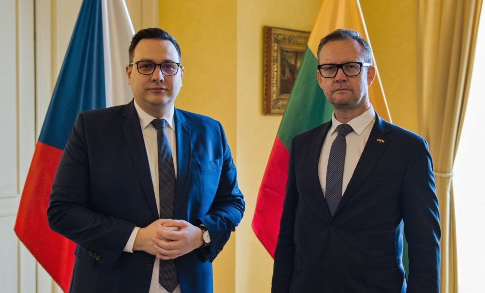 Lithuanian Ambassador Meets Czech Foreign Minister to Discuss Partnership