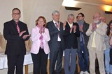V.Mitė, A.Taurantas, P.A.Mikša tarp renginio dalyvių 